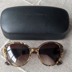 Dolce & Gabbana DG 4198 Gold Leaf Sunglasses